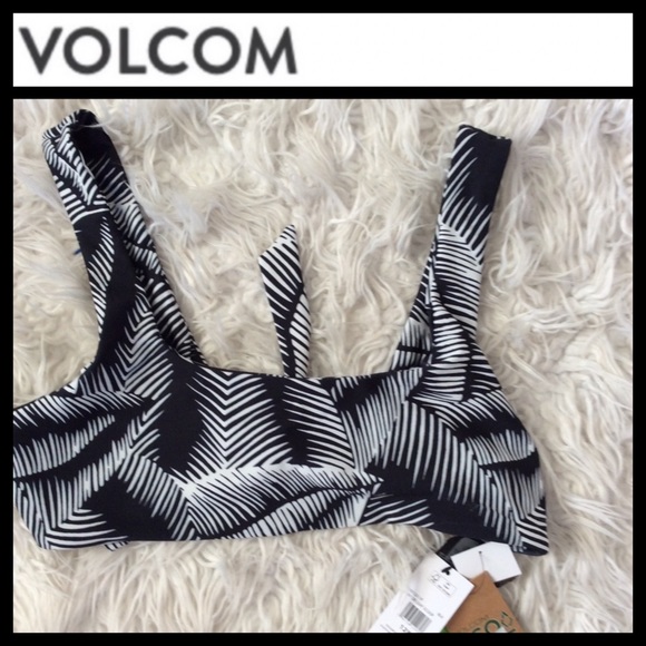 NWT Volcom Stay or Leaf Plus Size Bikini Top - Picture 4 of 7